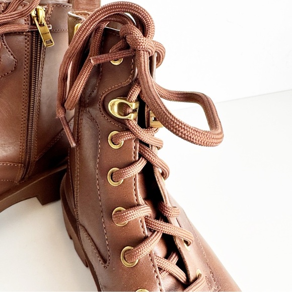 COACH Citysole Leather Boots in saddle size 40 - Picture 4 of 9